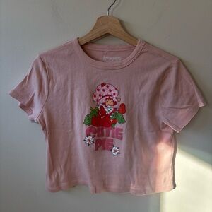 Strawberry Shortcake Cropped Baby Tee